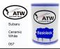 Preview: Subaru, Ceramic White, 057: 500ml Lackdose, von ATW Autoteile West.